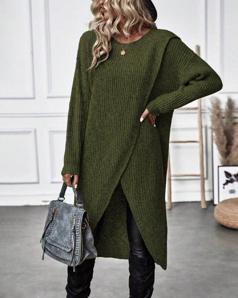 Addison™ - Abito Maglione Comodo Stile Irregolare