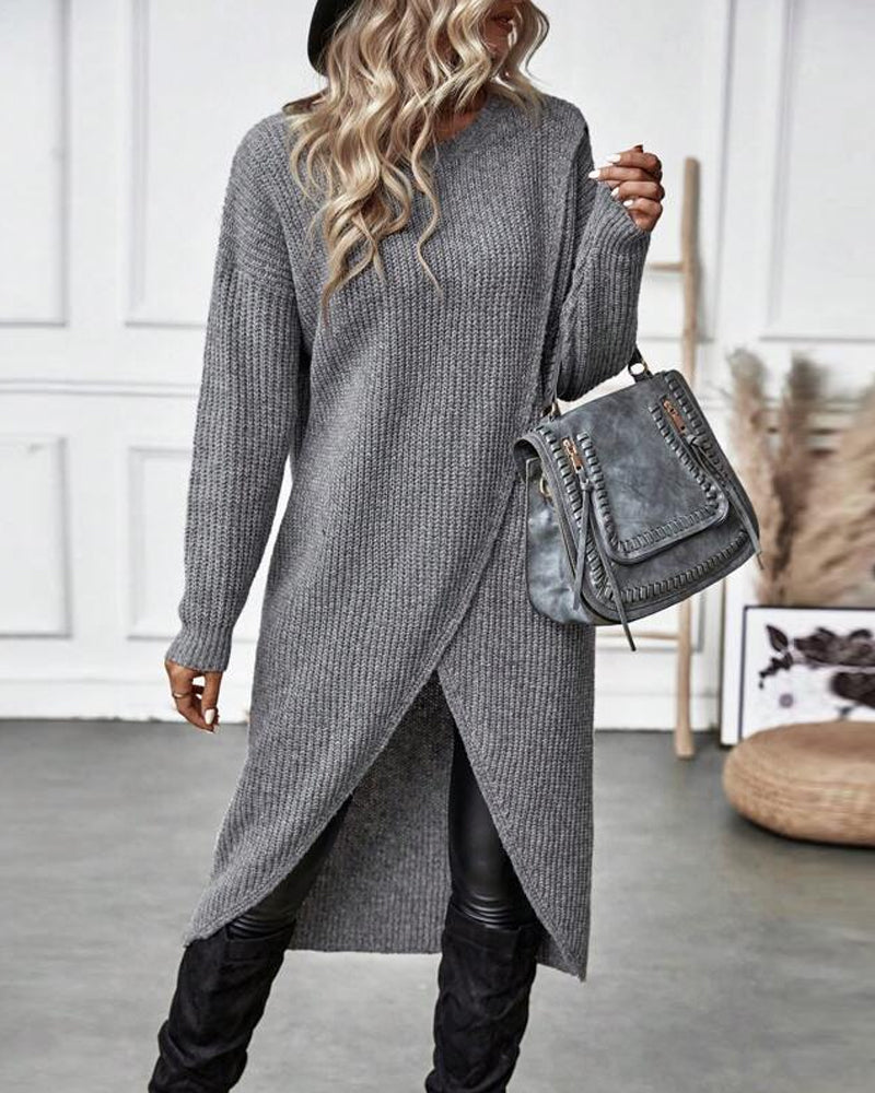 Addison™ - Abito Maglione Comodo Stile Irregolare