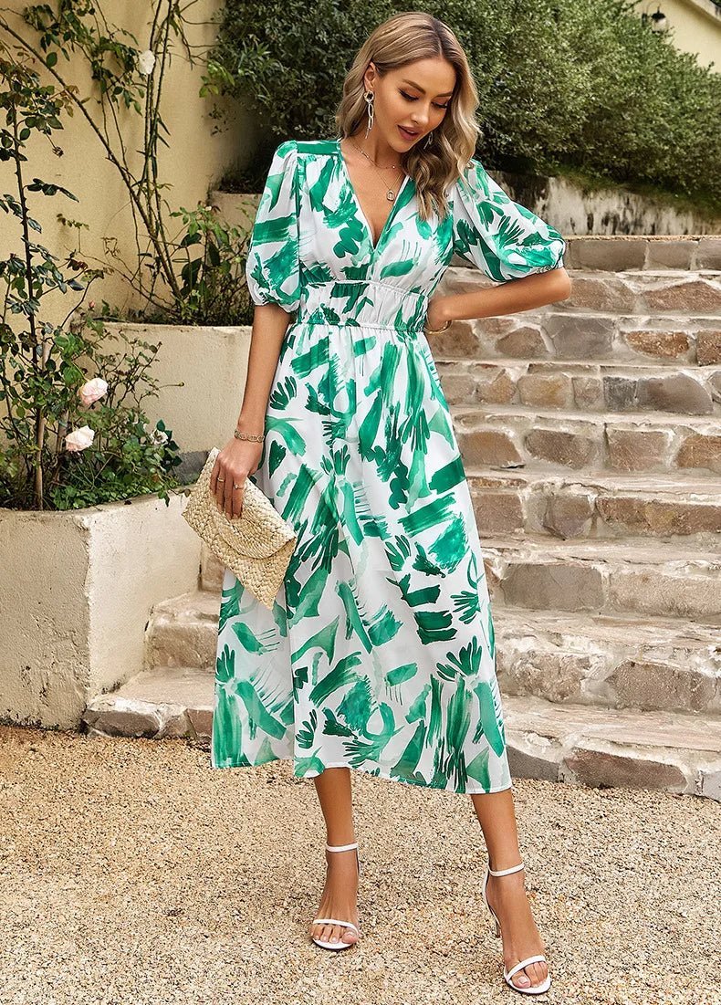 Allison | Abito Floreale Elegante