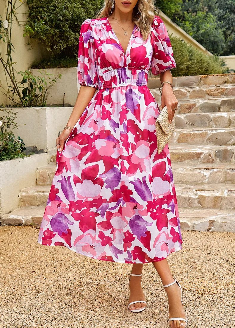 Allison | Abito Floreale Elegante