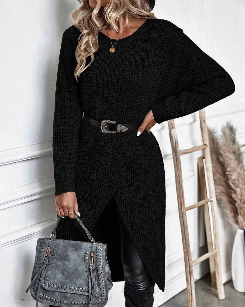 Addison™ - Abito Maglione Comodo Stile Irregolare