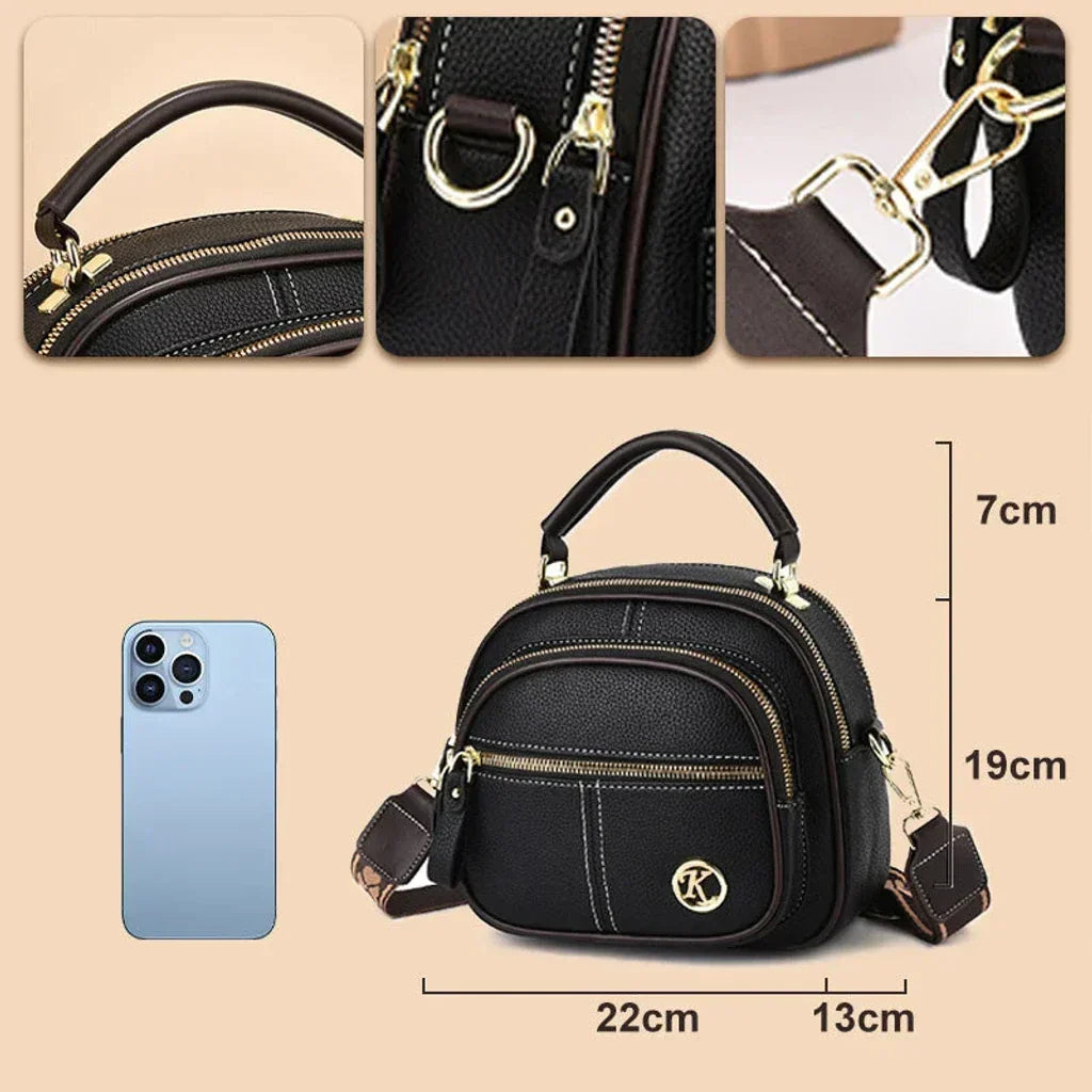 Layla™ Sofisticazione Senza Tempo | Borsa Elegante con Tracolla