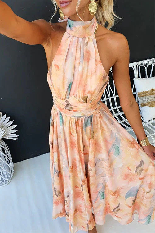 Sari™ | Abito Maxi Acquerello