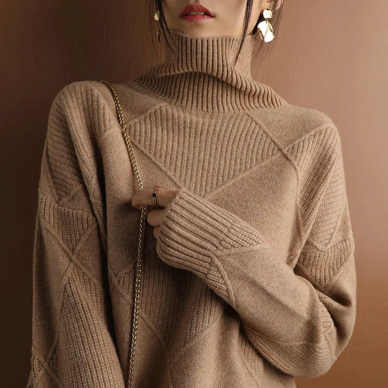 Zoe™ - Maglione Collo Alto Morbido e Confortevole
