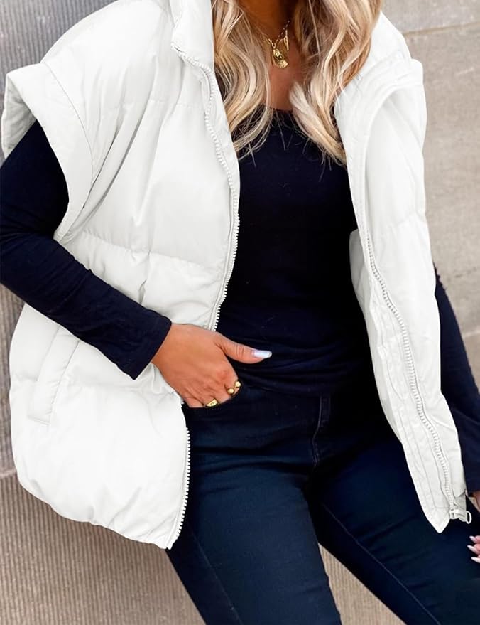 Charlotte™ - Giacca Puffer Calda e Morbida a Maniche Corte