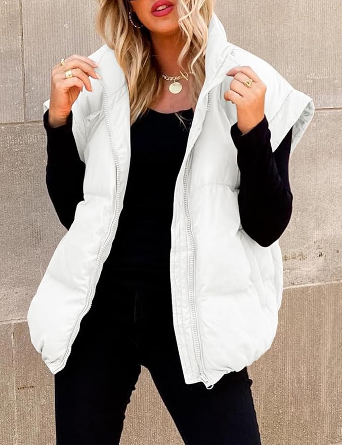 Charlotte™ - Giacca Puffer Calda e Morbida a Maniche Corte