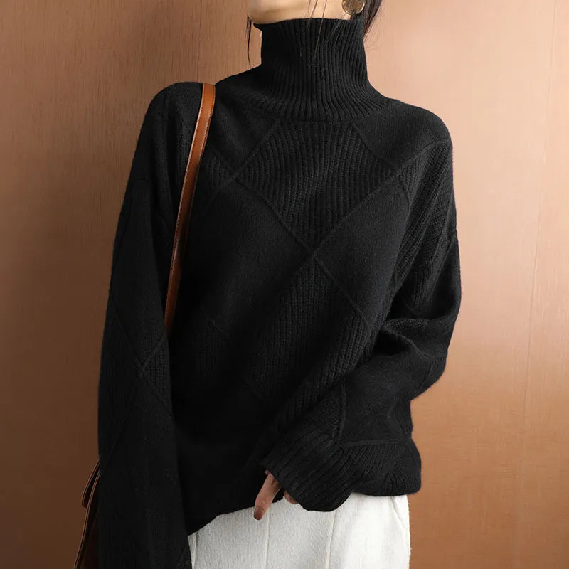 Zoe™ - Maglione Collo Alto Morbido e Confortevole