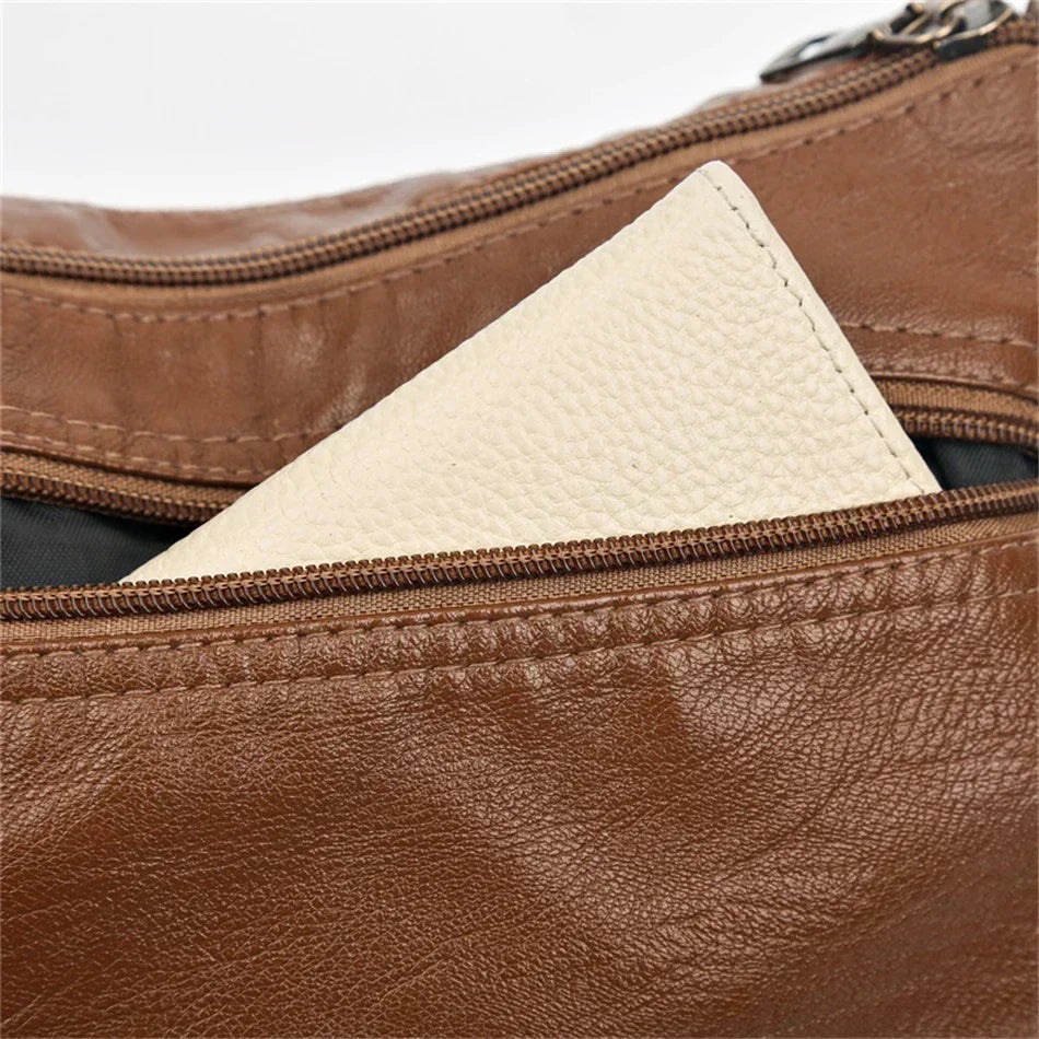 Olivia™ Vintage Charm | Borsa con Cerniera Morbida