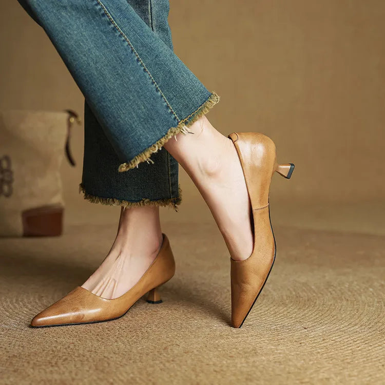 Anok | Décolleté con Tacco Kitten Elegante