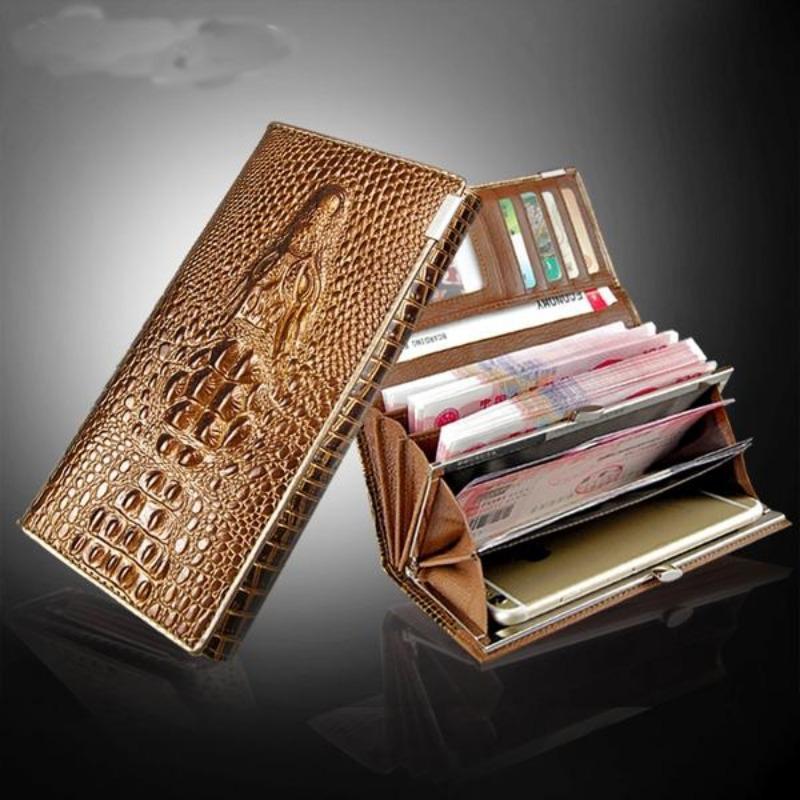 Madison™ Stile | Elegante Portafoglio RFID con Embossing
