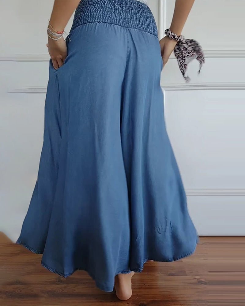 Sage | Pantaloni Flowy Stretch