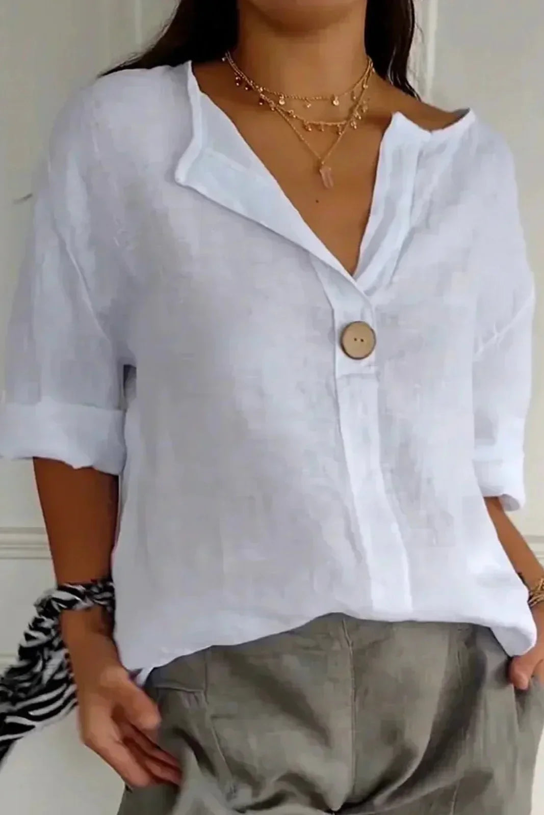 Zamma | Top in Lino Relaxed