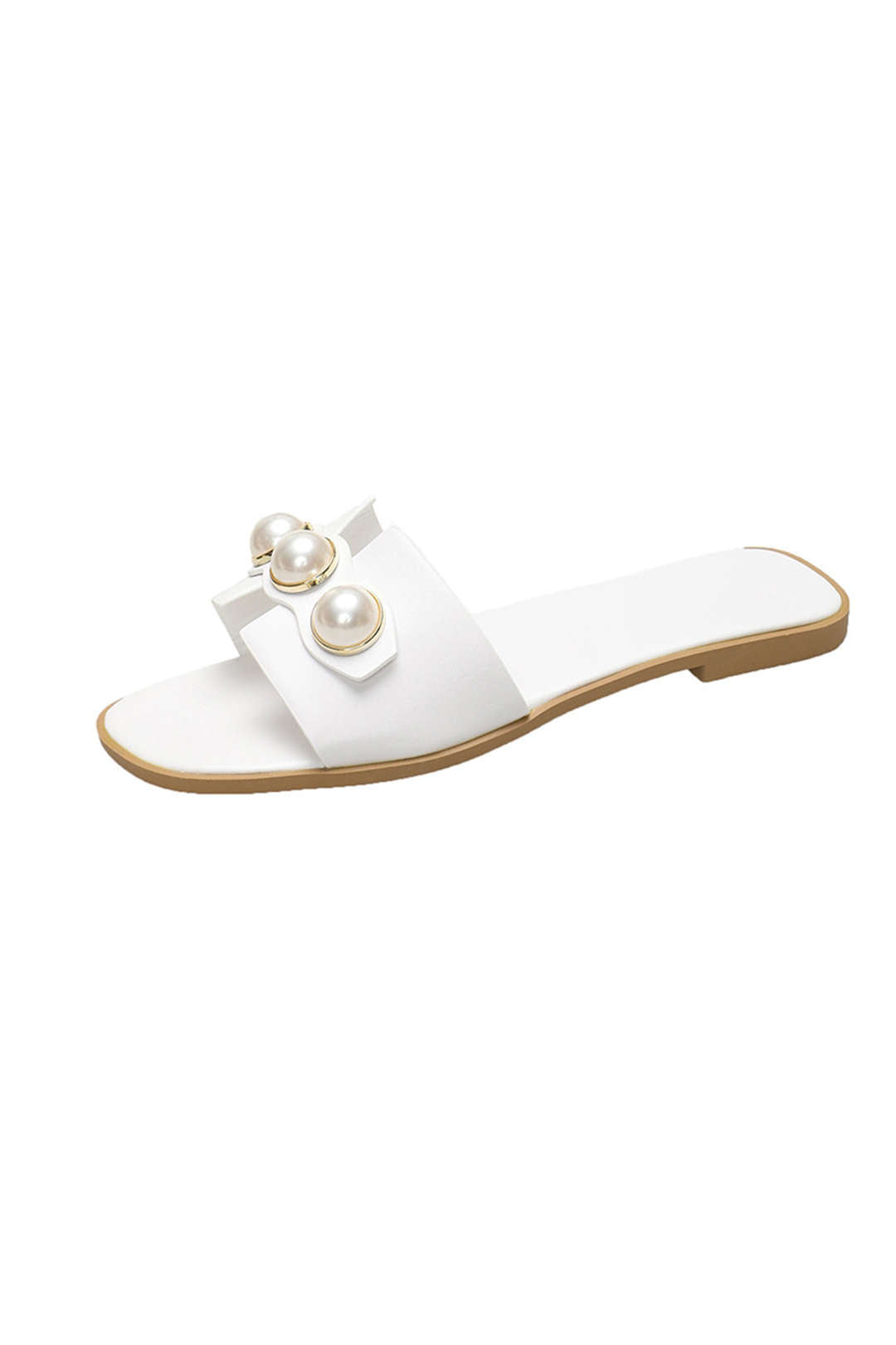 Scarpe Piatte con Perle