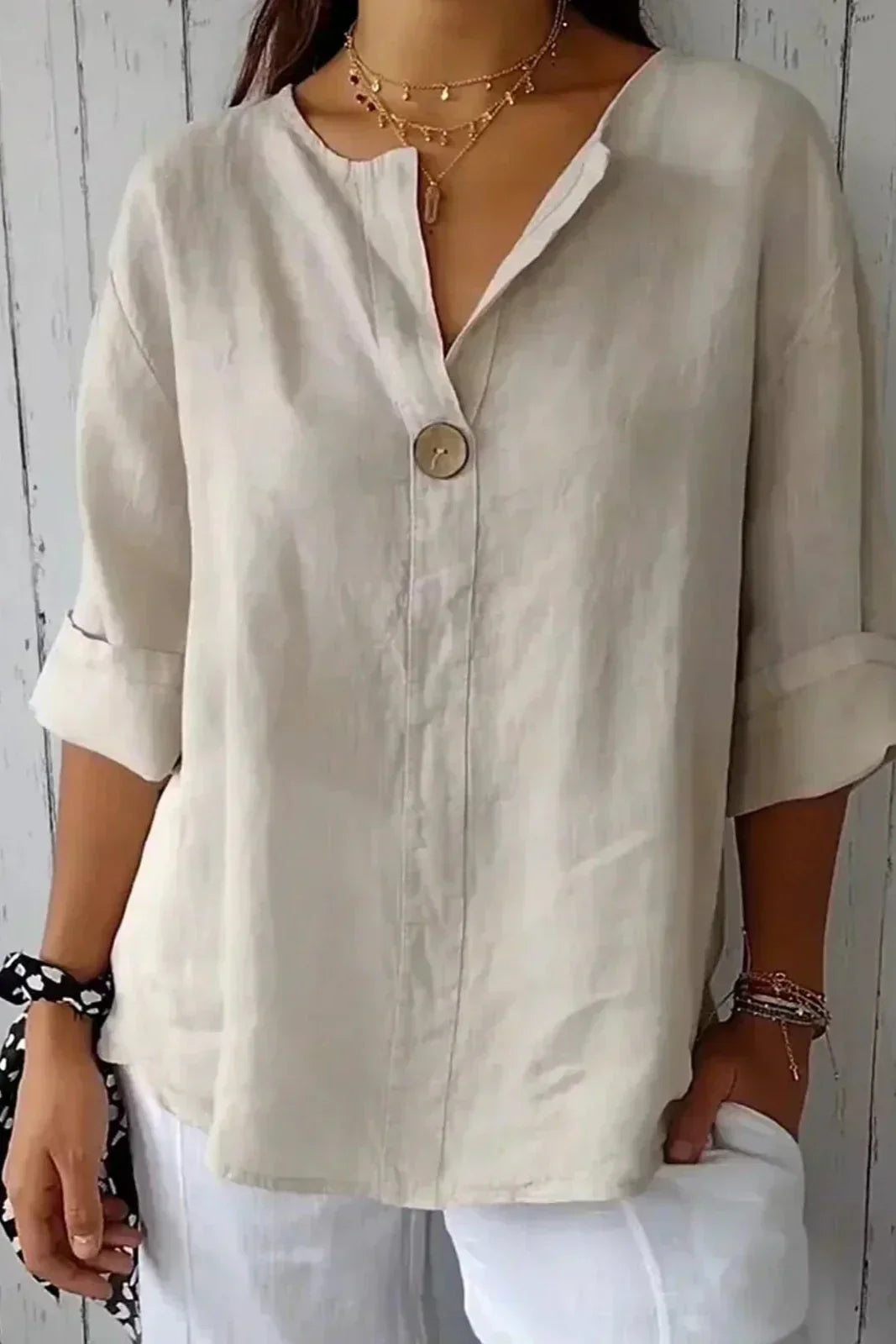 Zamma | Top in Lino Relaxed