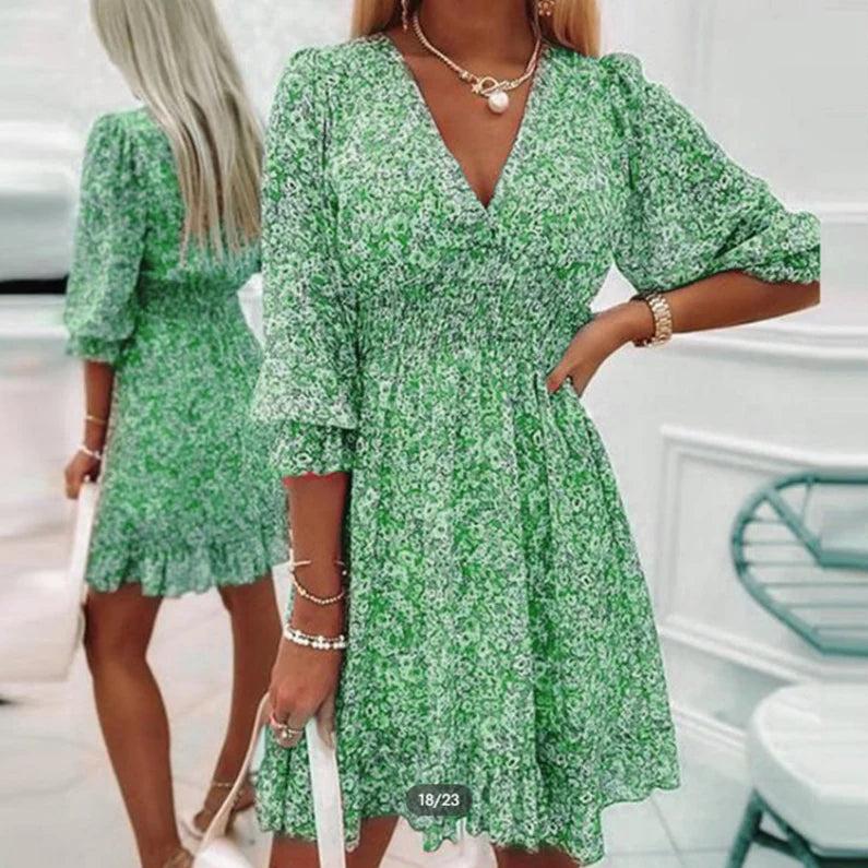 Sunna - Abito Floreale Elegante