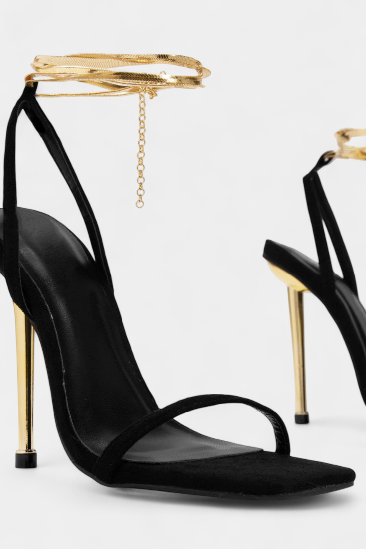 Sky Tacchi Stiletto Dettaglio Oro