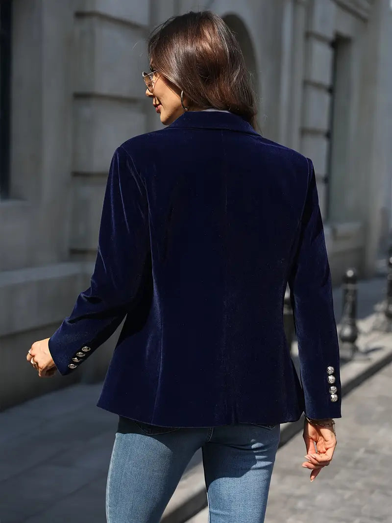Savannah™ - Blazer in Velluto Elegante