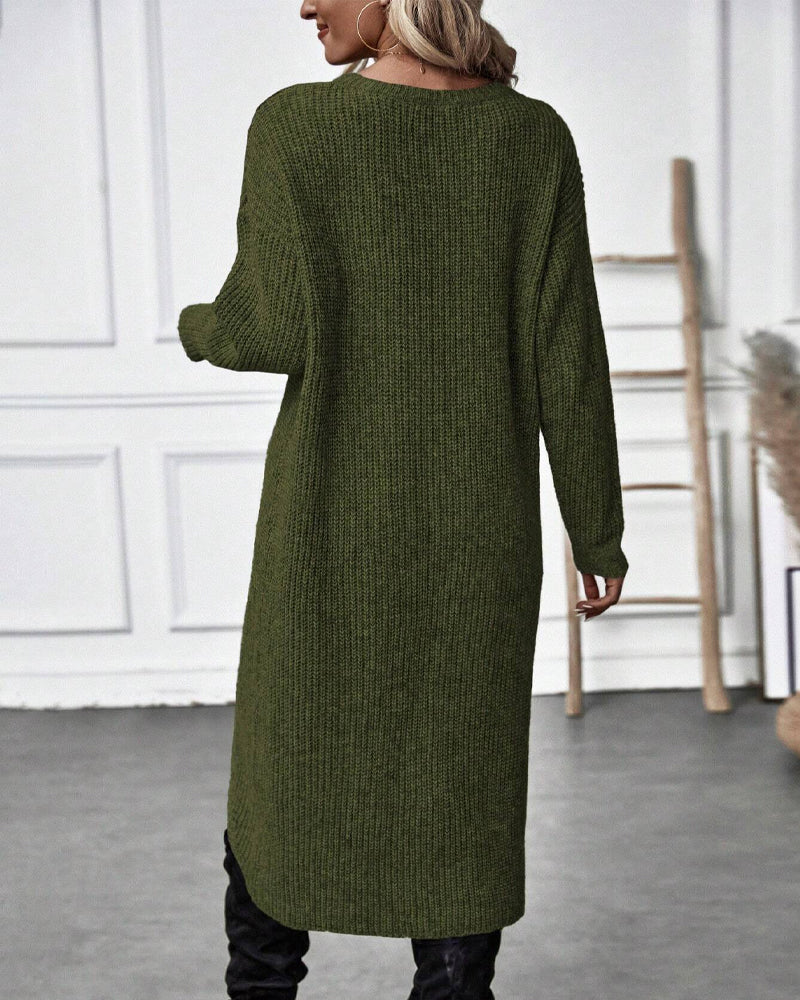 Addison™ - Abito Maglione Comodo Stile Irregolare