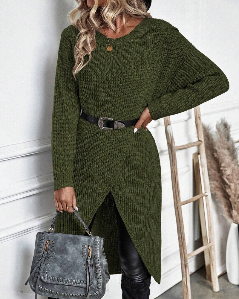 Addison™ - Abito Maglione Comodo Stile Irregolare