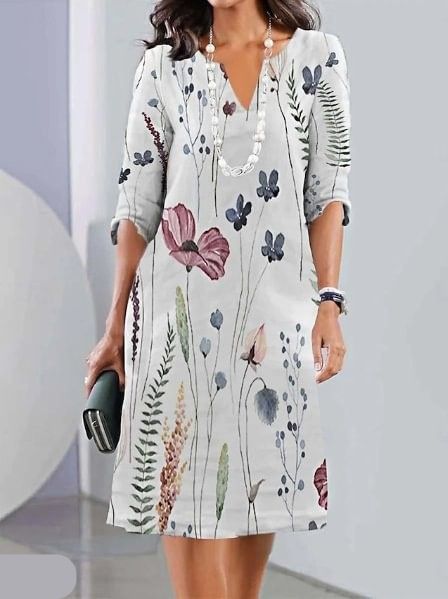 Eleanor | Vestito Floreale a Strati