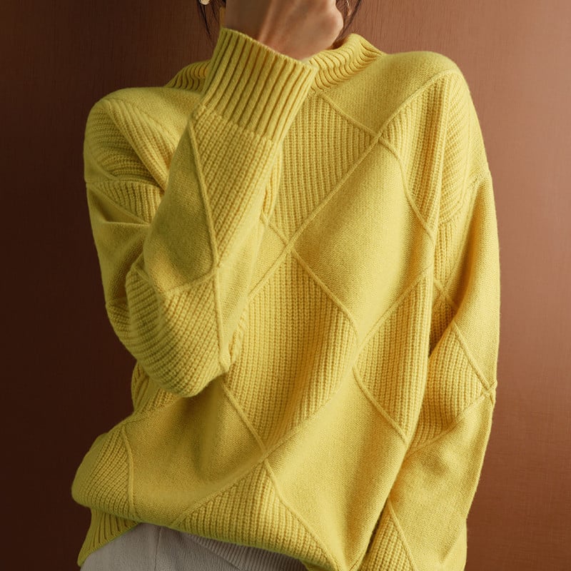 Zoe™ - Maglione Collo Alto Morbido e Confortevole