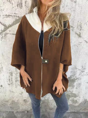 Alessia | Giacca con Collo Alto e Mezza Zip - Edizione Limitata