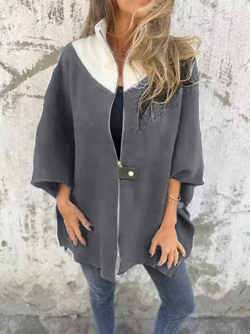 Alessia | Giacca con Collo Alto e Mezza Zip - Edizione Limitata