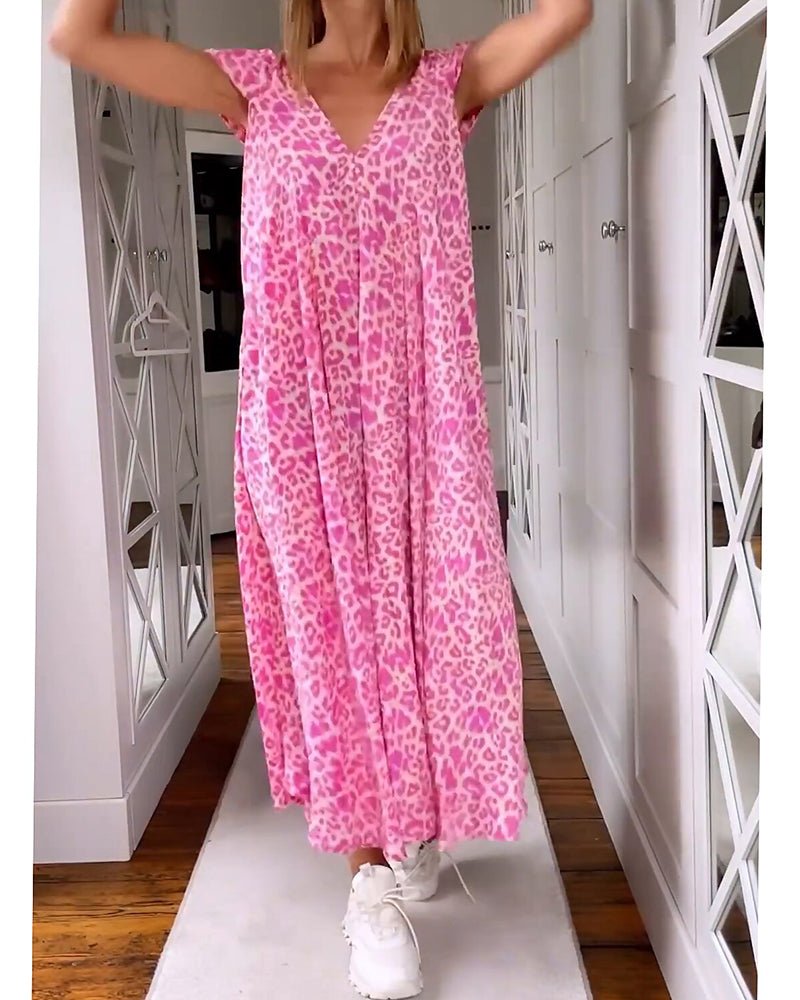 Glaiza | Vestito Maxi con Scollatura a V