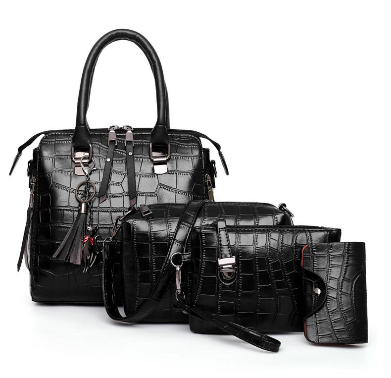 Olivia™ Eleganza Classica | Set di Borse Moderne in 4 Pezzi