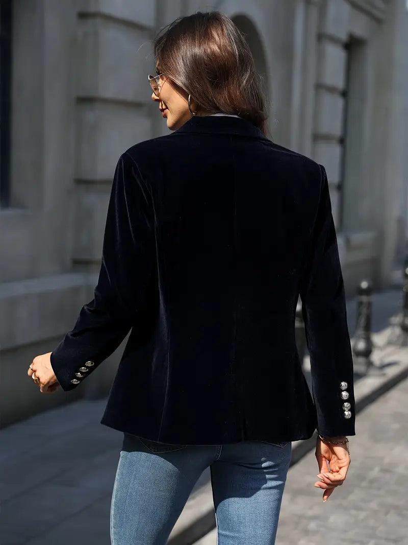 Savannah™ - Blazer in Velluto Elegante
