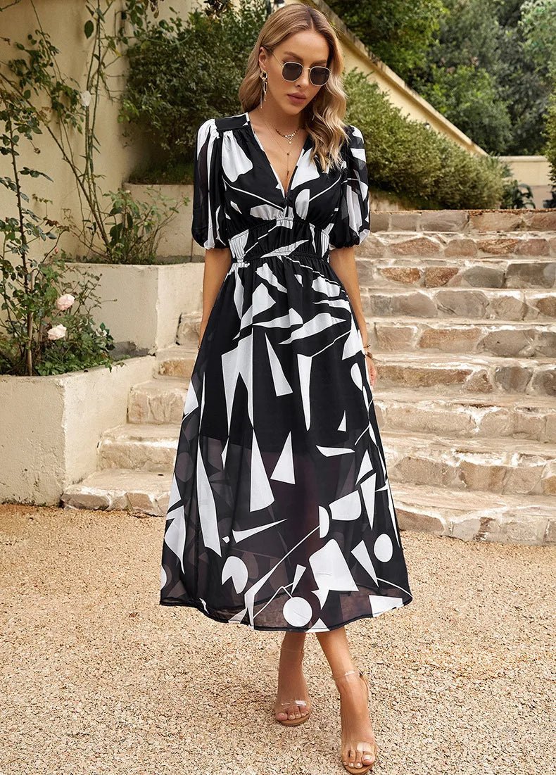Allison | Abito Floreale Elegante
