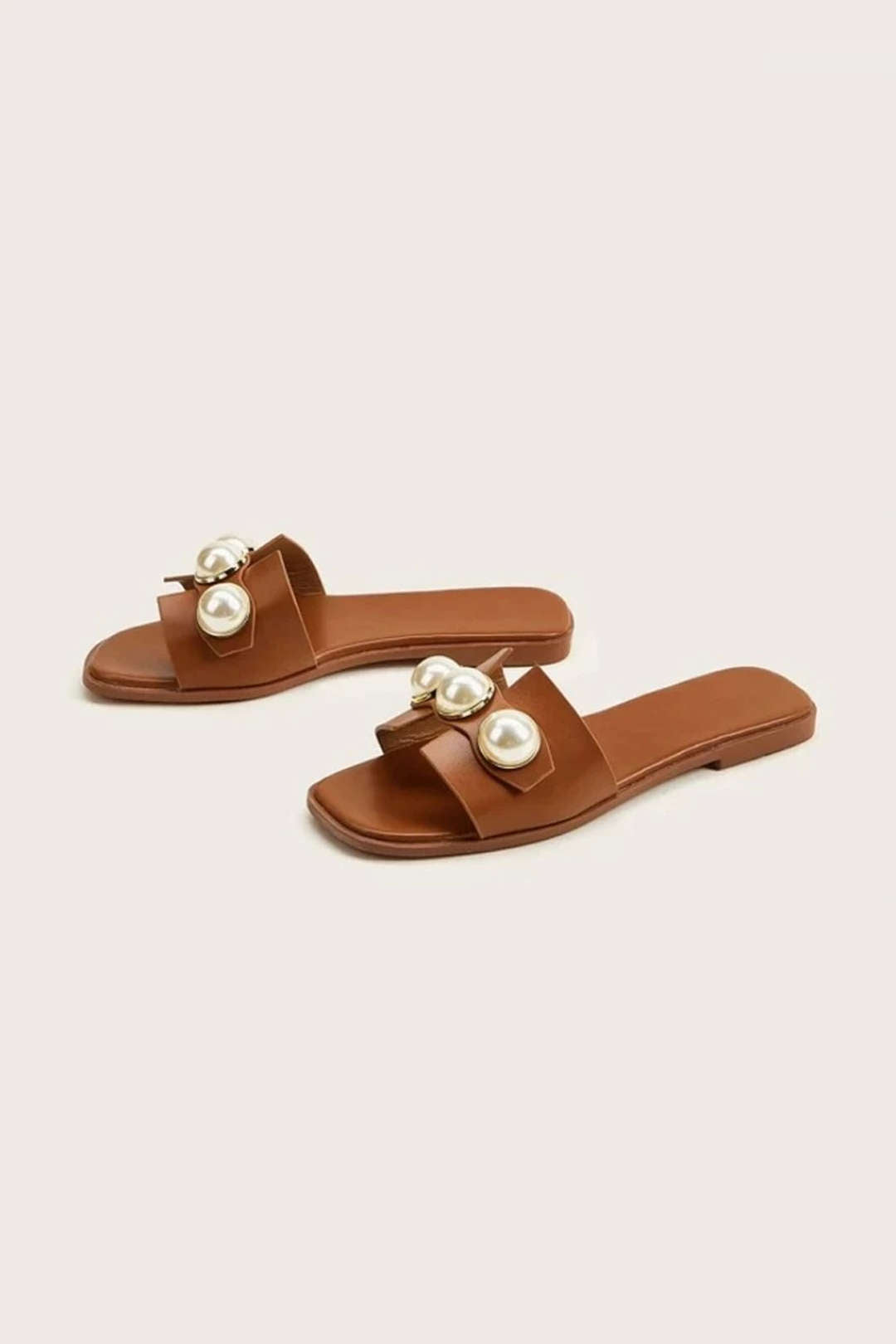 Scarpe Piatte con Perle