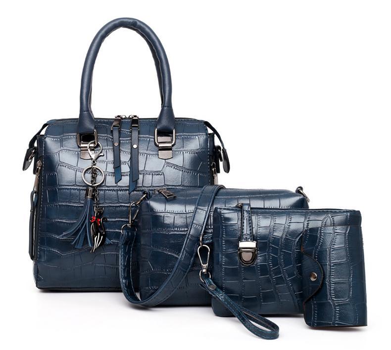 Olivia™ Eleganza Classica | Set di Borse Moderne in 4 Pezzi
