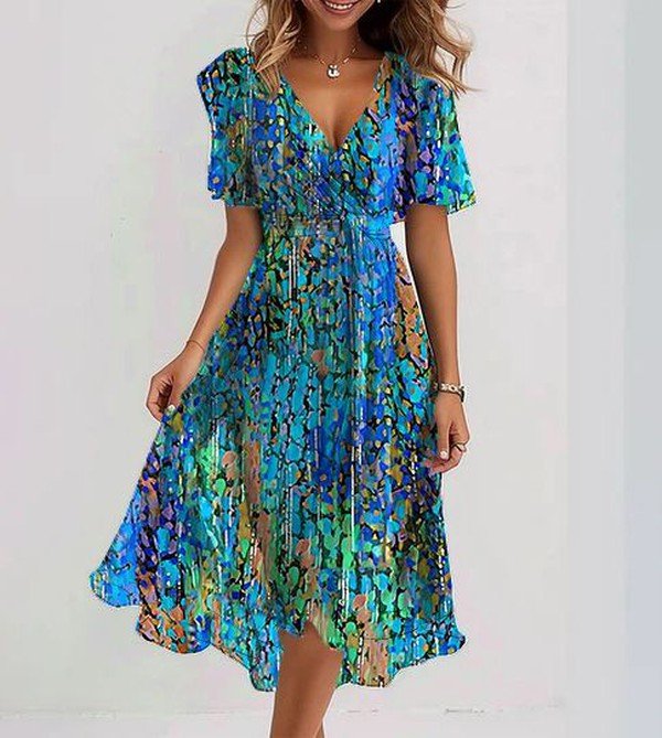 Sapphire | Abito Midi Blu Brezze