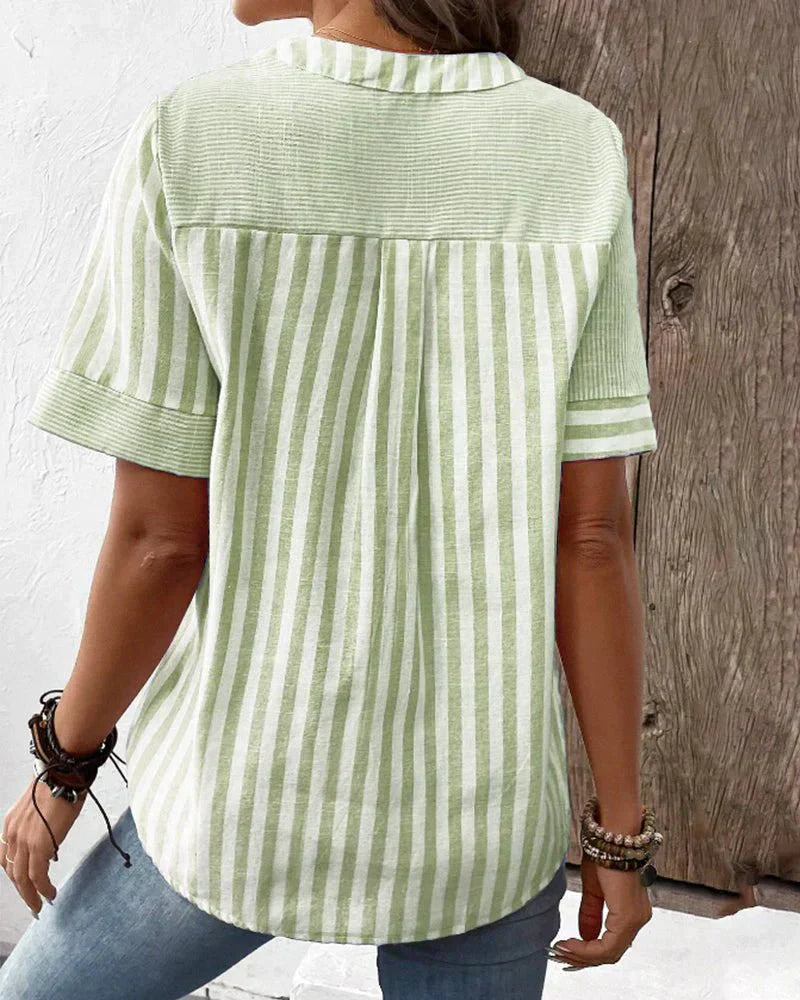Lila | Blusa a Righe Morbida