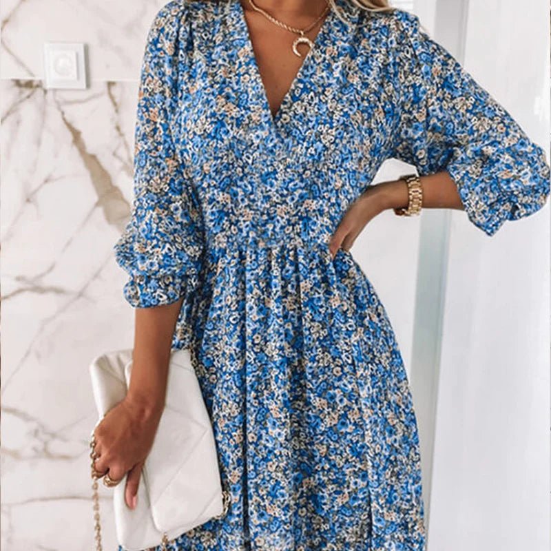 Sunna - Abito Floreale Elegante
