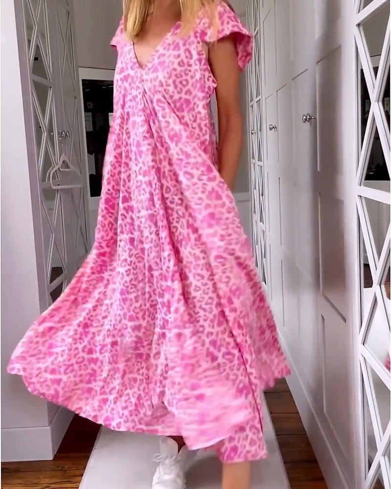 Glaiza | Vestito Maxi con Scollatura a V