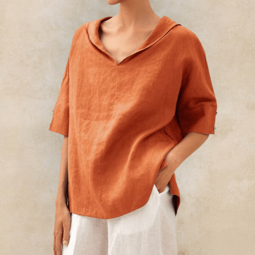 Marie | Camicia Oversized Coastal Breeze