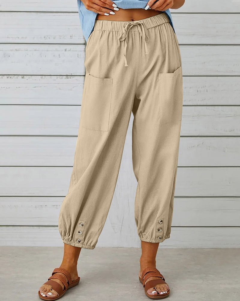 Neve | Pantaloni Chic a Vita Alta