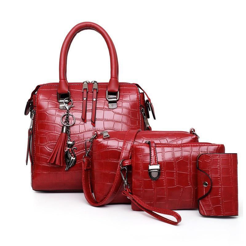 Olivia™ Eleganza Classica | Set di Borse Moderne in 4 Pezzi