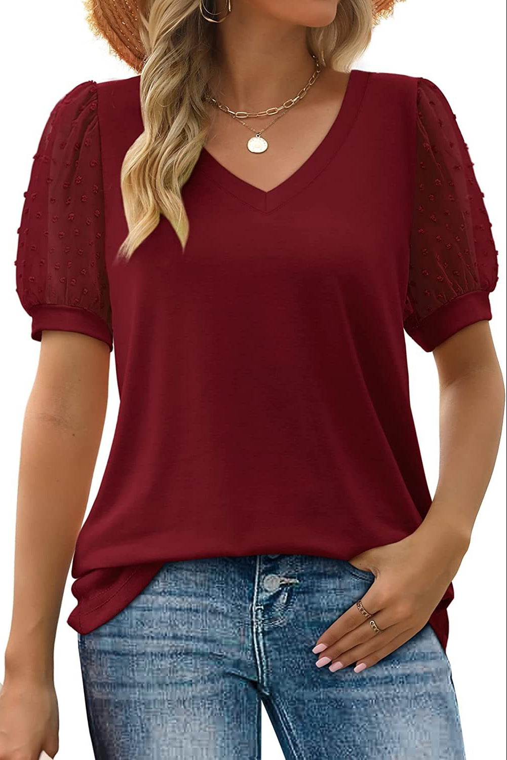 Helena | Blusa Sleek con Scollatura a V