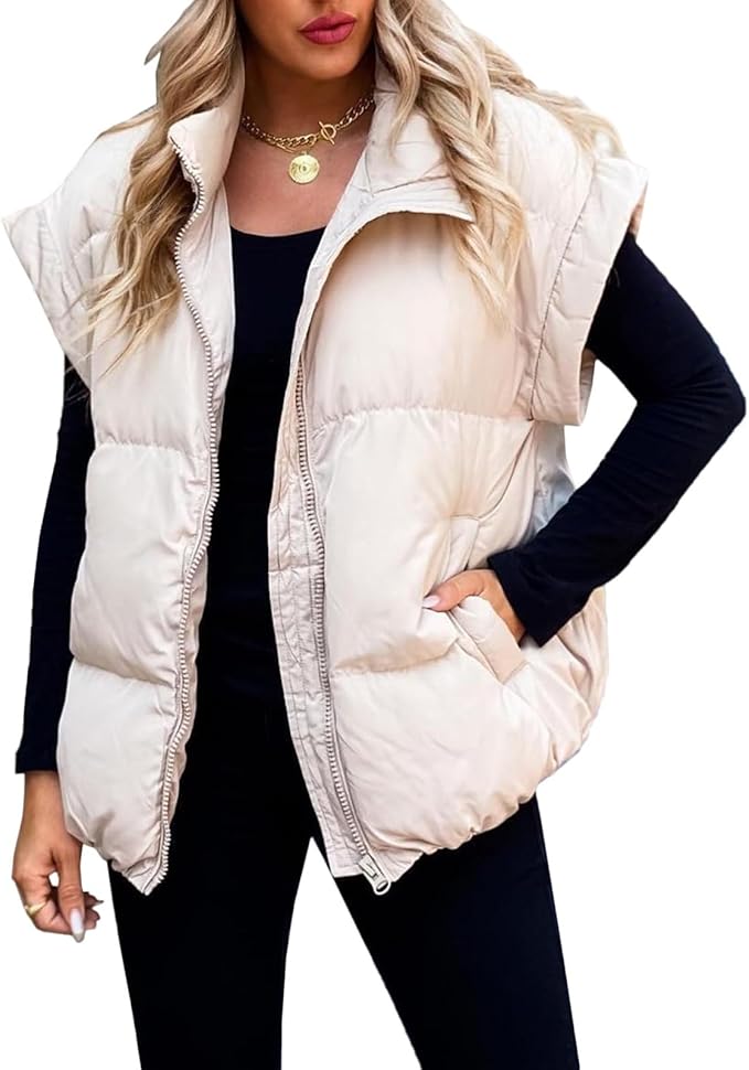 Charlotte™ - Giacca Puffer Calda e Morbida a Maniche Corte