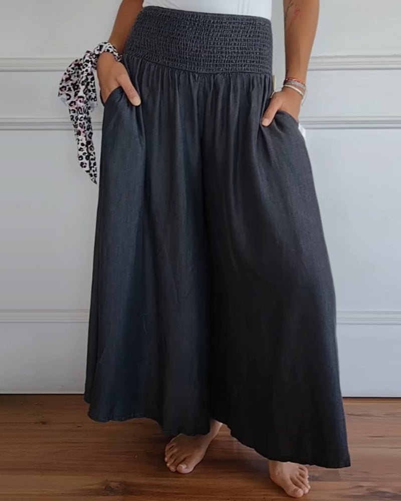 Sage | Pantaloni Flowy Stretch
