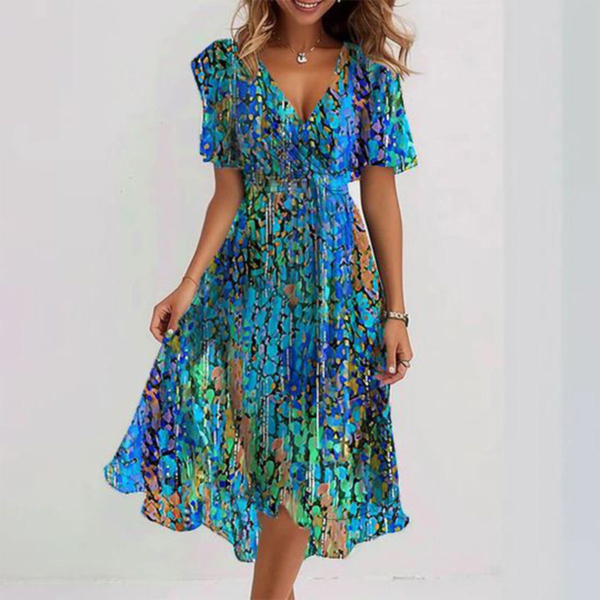 Sapphire | Abito Midi Blu Brezze