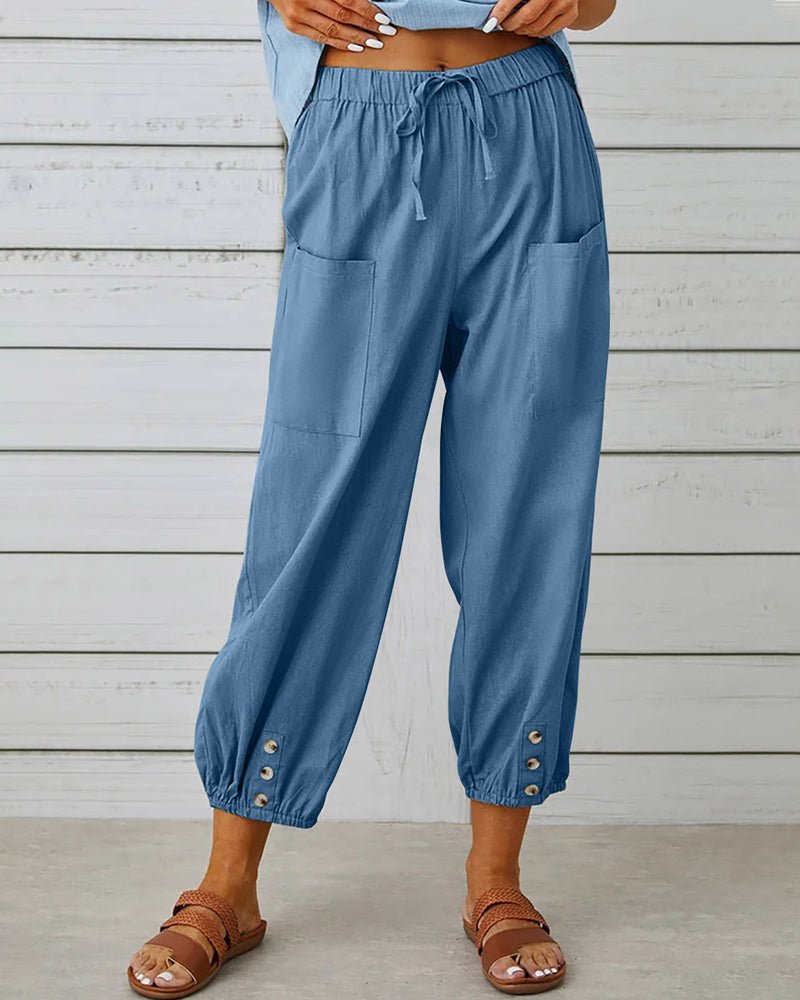 Neve | Pantaloni Chic a Vita Alta