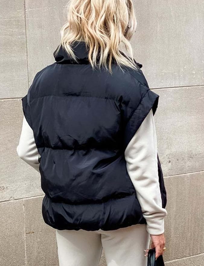 Charlotte™ - Giacca Puffer Calda e Morbida a Maniche Corte
