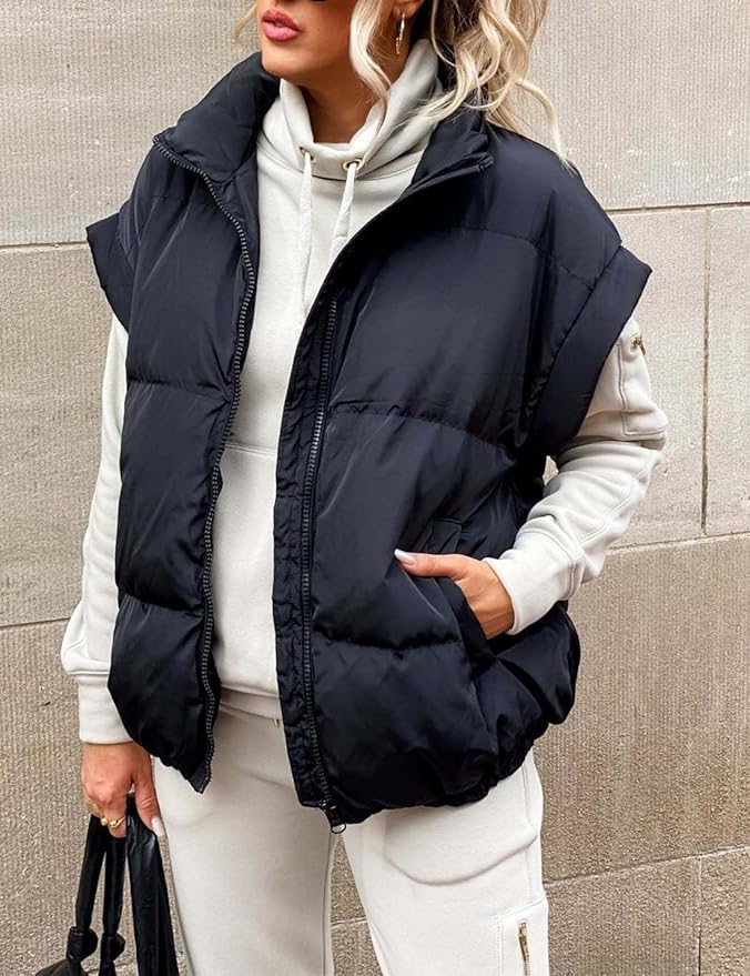 Charlotte™ - Giacca Puffer Calda e Morbida a Maniche Corte
