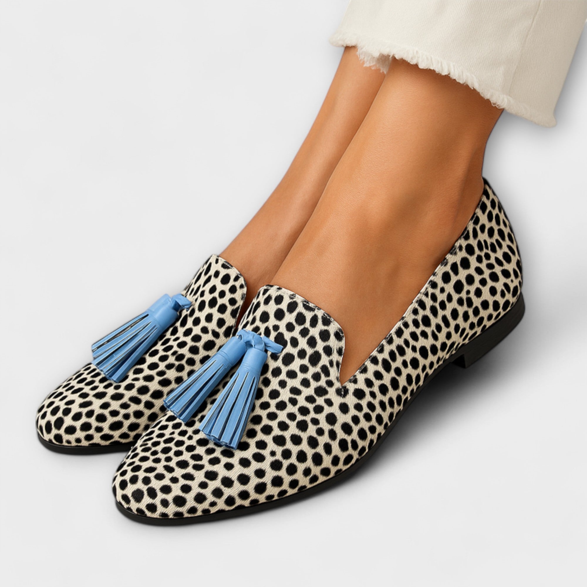 Sneakers Mira con Frange e Stampa a Pois