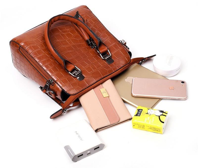Olivia™ Eleganza Classica | Set di Borse Moderne in 4 Pezzi