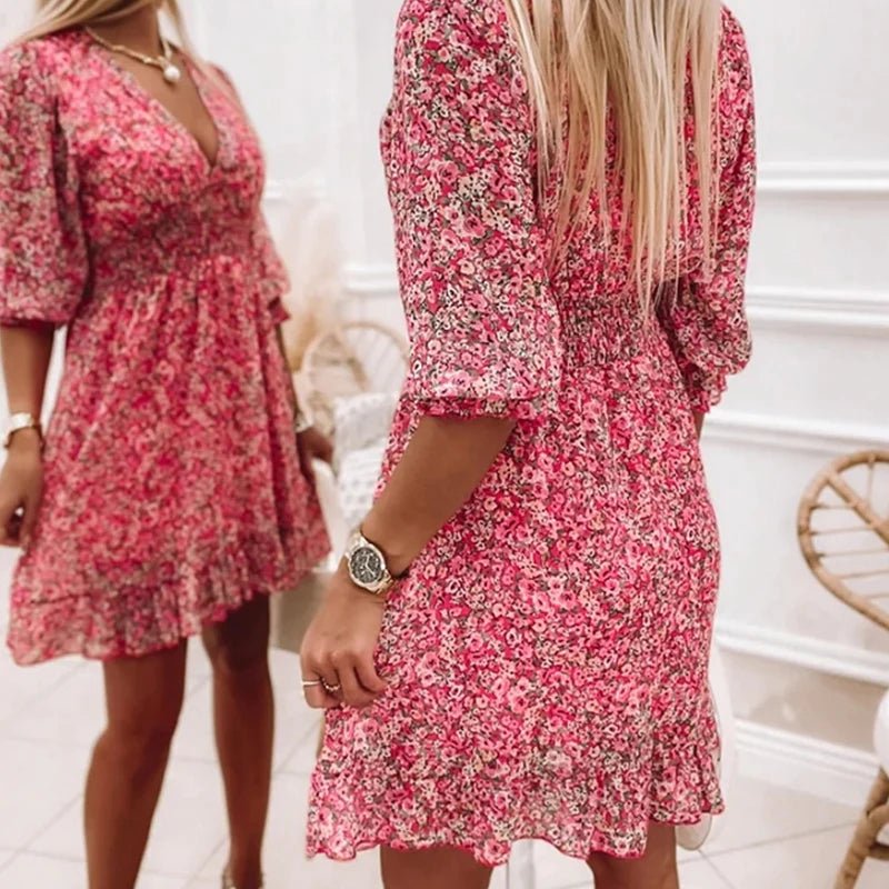 Sunna - Abito Floreale Elegante
